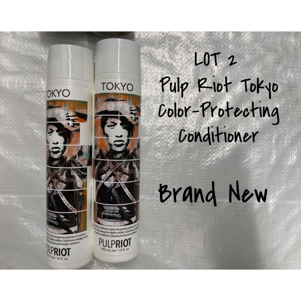 Pulp Riot Tokyo Color-Protecting Conditioner 10 oz - 2 Pack, Brand New